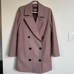 Topshop Blush Pink Oversize coat size 6